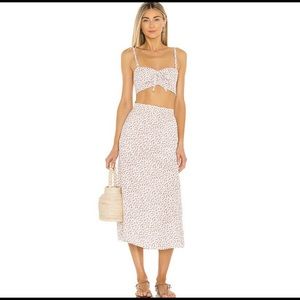 RESA ELLEE SKIRT in Blush Cherry